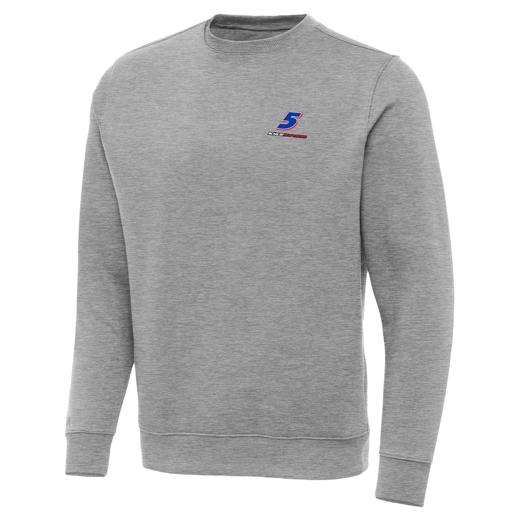  Kyle Larson Antigua Victory Pullover Sweatshirt - Heather Gray